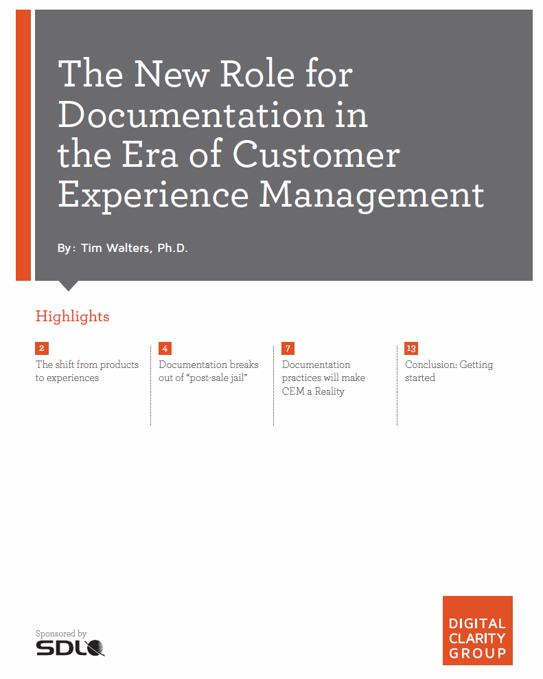 The New Role of Documentation