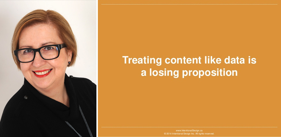 Treating Content Like Data is a Losing Proposition